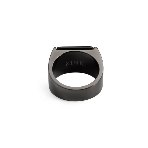 Zink Men's Gun Stainless Steel Ring | Zjrg039gn