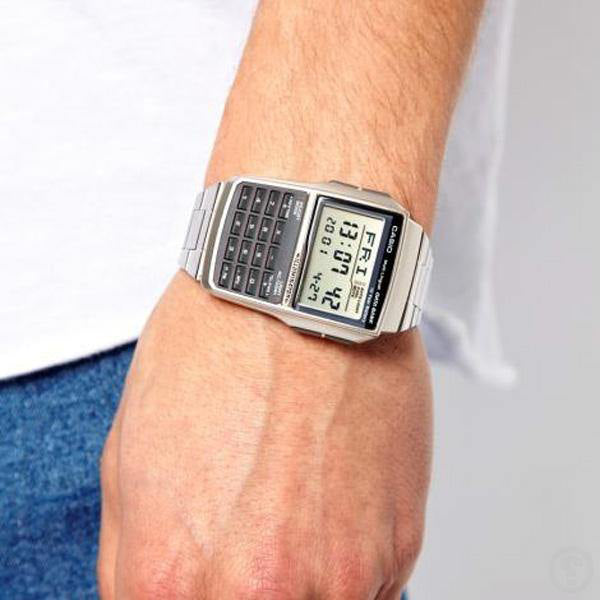 Casio DBC-32D-1A DATA BANK Silver Unisex Watch