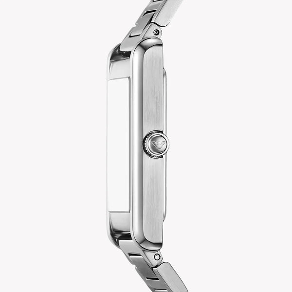 Emporio Armani Women's Silver Watch, White Dial | Ar11664 by i-watch