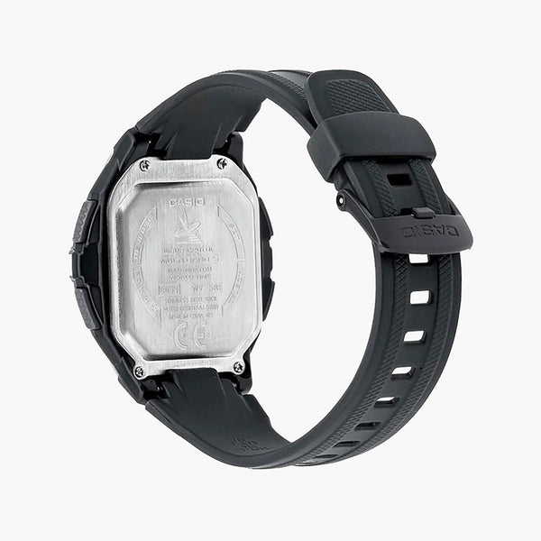 Casio Men's Silver Stainless Steel Watch, Black Digital | Wv-58r-1a by i-watch