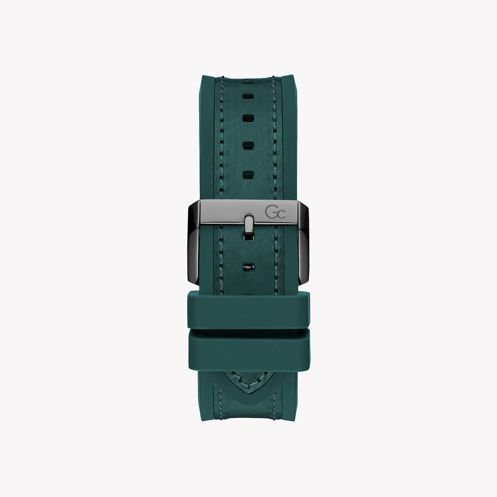 Guess Men's Grey Stainless Steel Watch, Green Dial | Z14007g9mf by i-watch