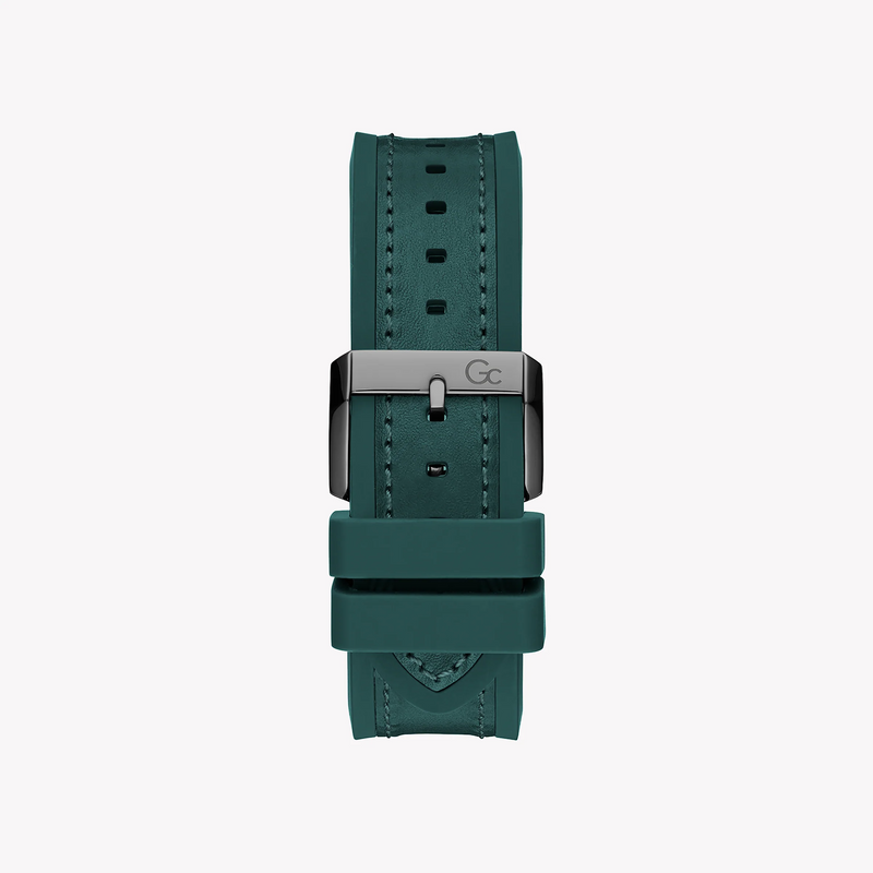 Guess Men's Grey Stainless Steel Watch, Green Dial | Z14007g9mf by i-watch