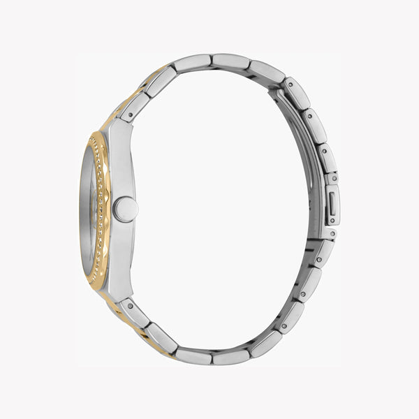 Esprit Women's Silver & Gold Stainless Steel Watch, Silver Dial | Es1l102m0045 by i-watch