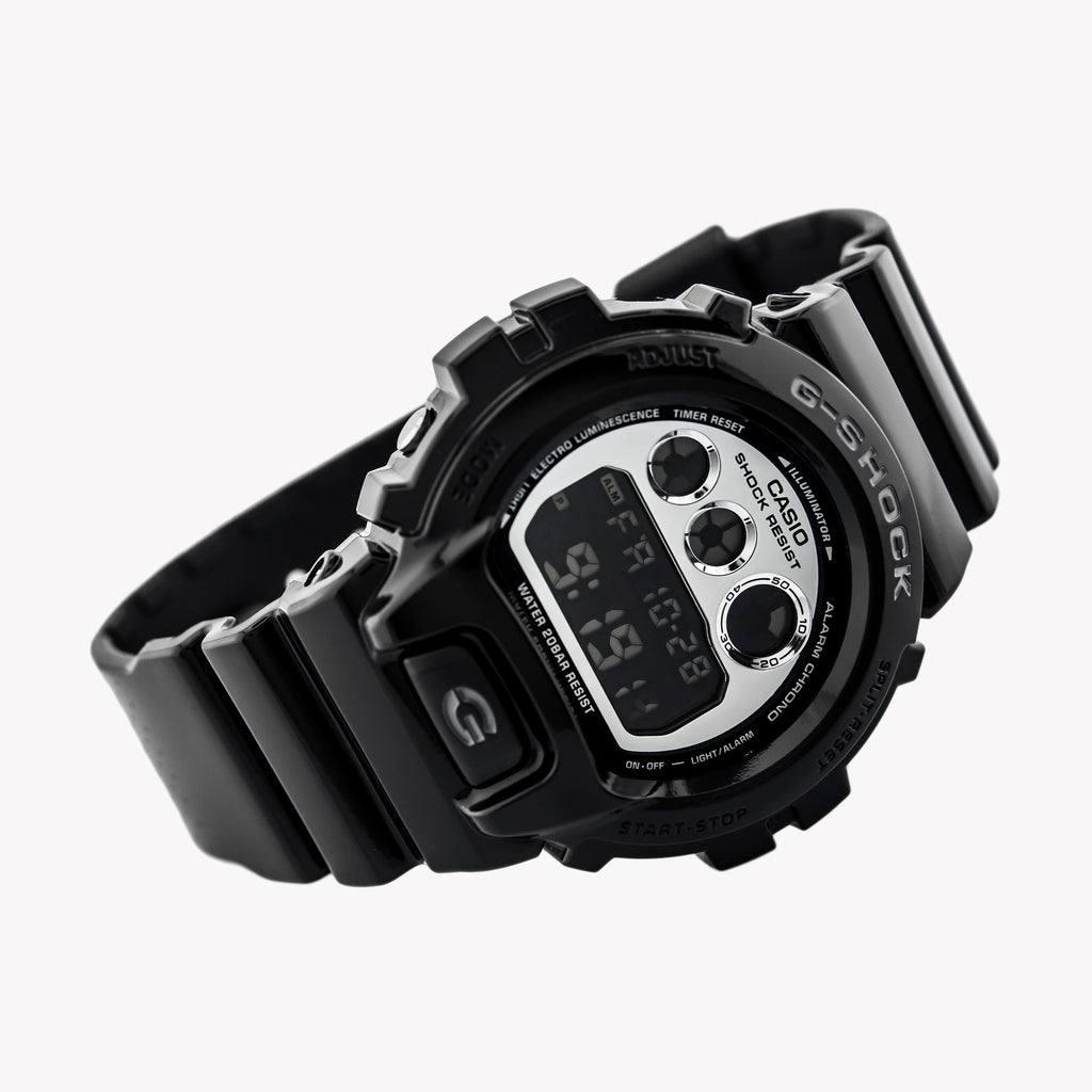 CASIO G-SHOCK DW-6900NB-1DR - BOLD BLACK TIMEPIECE FOR MEN WITH DIGITAL DIAL & 200M WATER RESISTANCE-i-Watch-5