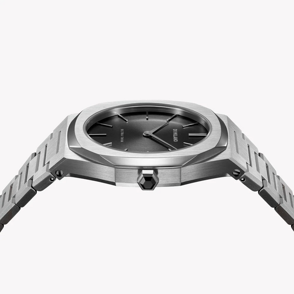 D1 MILANO Women's Silver Watch, Black Dial | D1-UTBL05 by i-watch