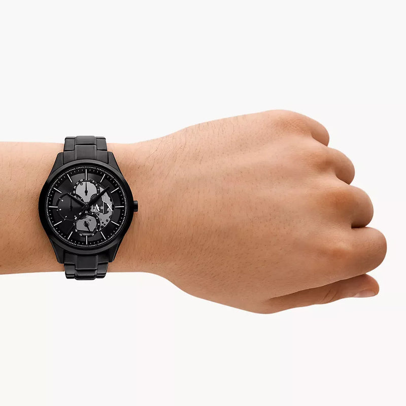 A|X Armani Exchange Men's Black Stainless Steel Watch | Ax7160set by i-watch