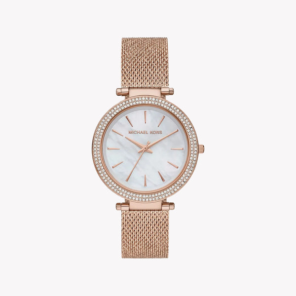 Michael Kors Women's Rose Gold Watch, White Dial | Mk4519 by i-watch