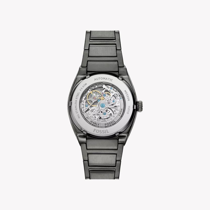 Fossil Men's Smoke Stainless Steel Watch, Grey Dial | Me3206 by i-watch