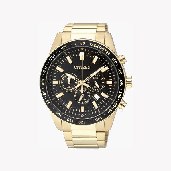 Citizen An8072-58e Dynamic Prestige - Men's Black & Gold Chronograph Timepiece by i-watch