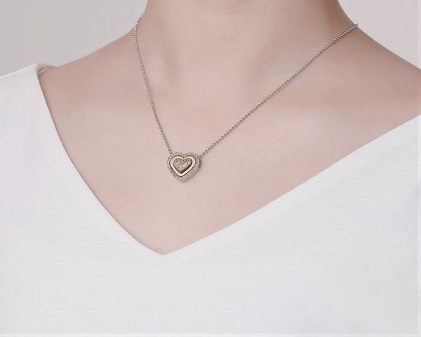 Zink Women's Silver Stainless Steel Necklace | Zfnl006g