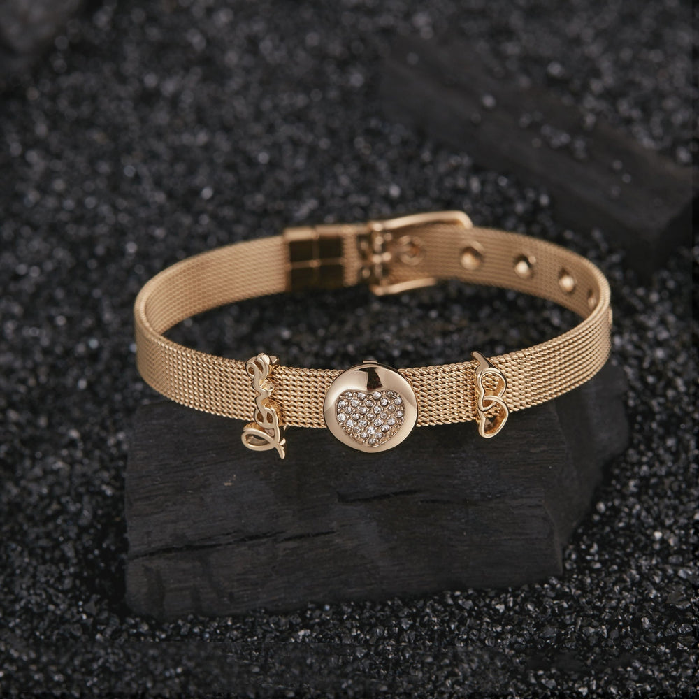 Zink Women's Gold Stainless Steel Bracelet | Zfbr001g2 by i-watch