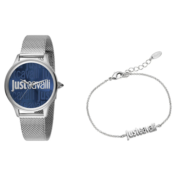Just Cavalli Women's Silver Stainless Steel Watch, Silver Case | Jc1l032m0255 by i-watch