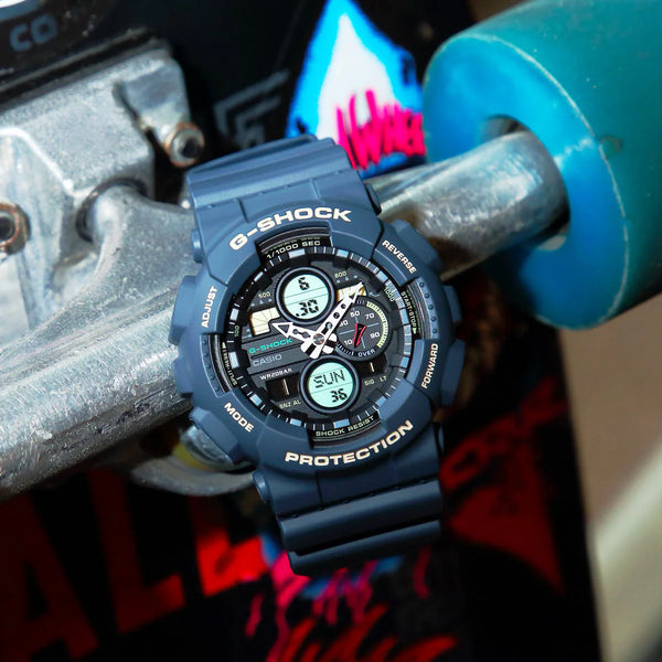 Casio G-Shock Ga-140-2adr Bold Blue - Rugged Sporty Men's Watch With 200m Water Resistance And Digital Precision by i-watch