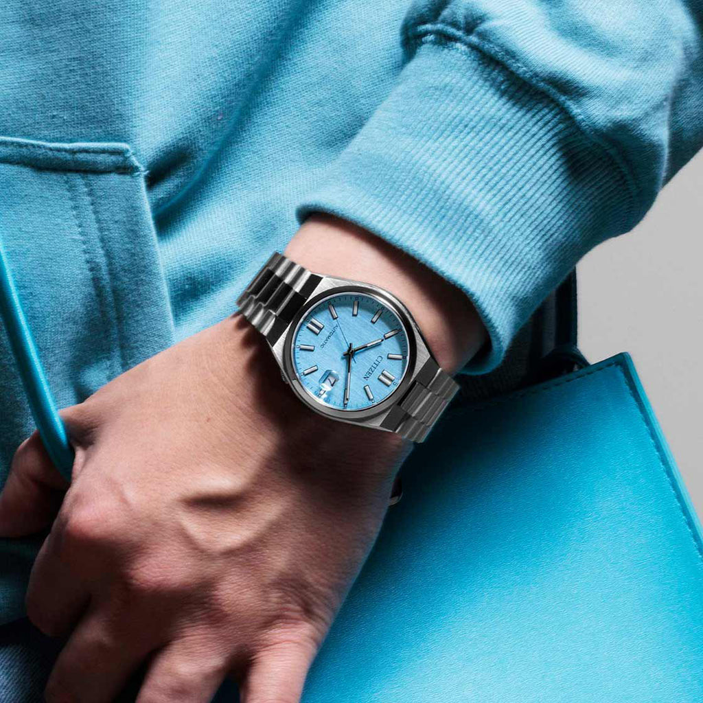 CITIZEN NJ0151-53L - ELEGANT AUTOMATIC MEN'S TIMEPIECE WITH STUNNING BLUE DIAL & STAINLESS STEEL BRACELET-i-Watch-3