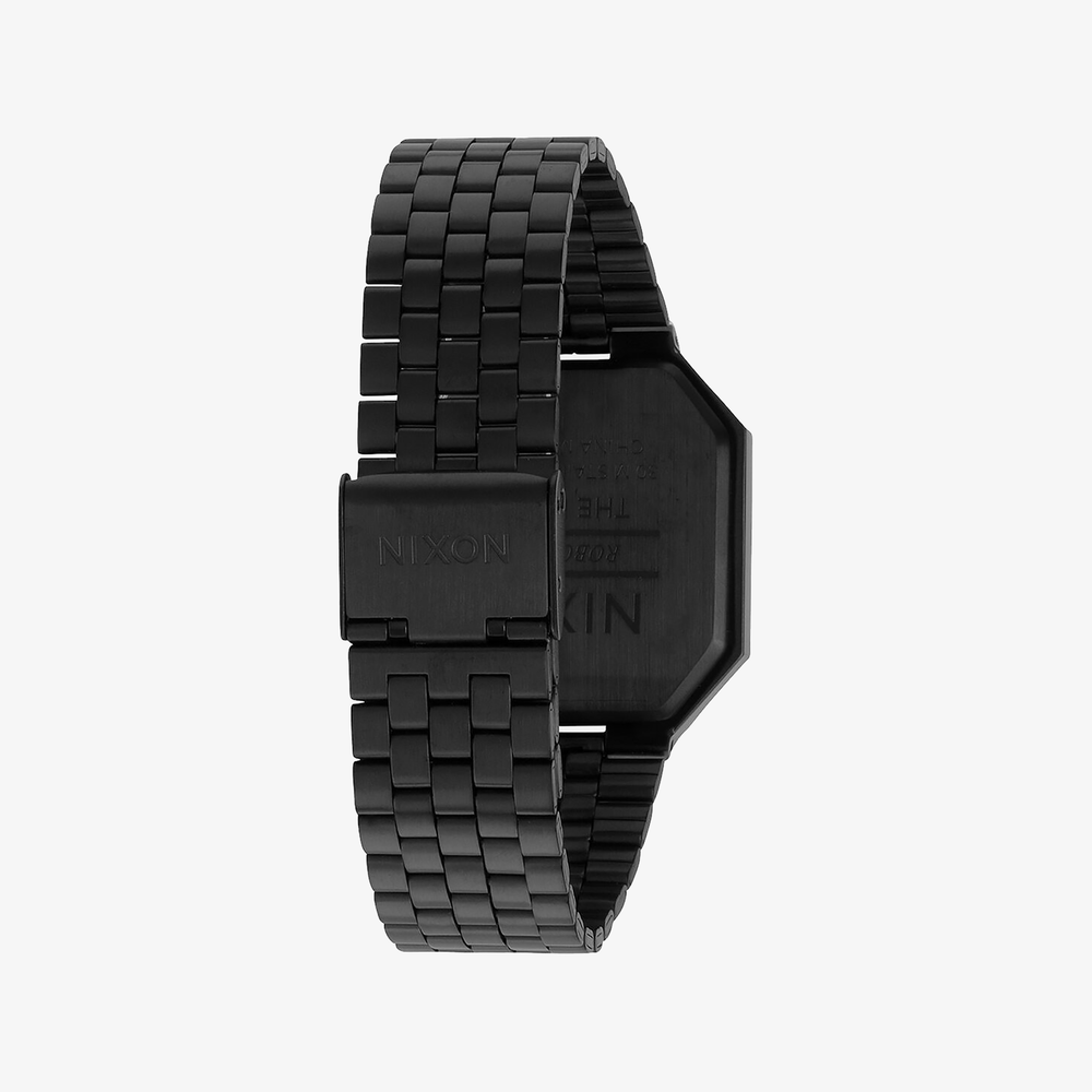 Nixon Men's Black Stainless Steel Watch, Black Dial | A158-001 by i-watch