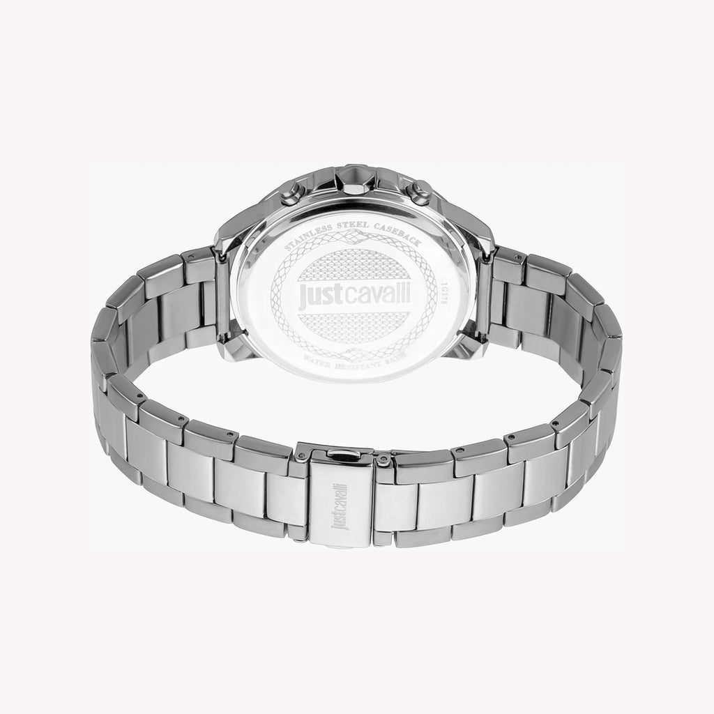 JUST CAVALLI JC1G178M0055 - ELEGANT SILVER STAINLESS STEEL MEN'S WATCH - TIMELESS SOPHISTICATION-i-Watch-3