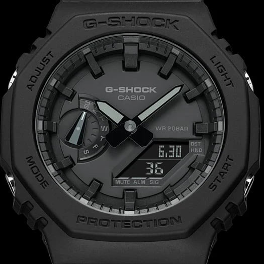 CASIO G-SHOCK GA-2100-1A1ER OAK DYNAMIC - MEN'S ADVENTURE TIMEPIECE IN BOLD BLACK-i-Watch-4