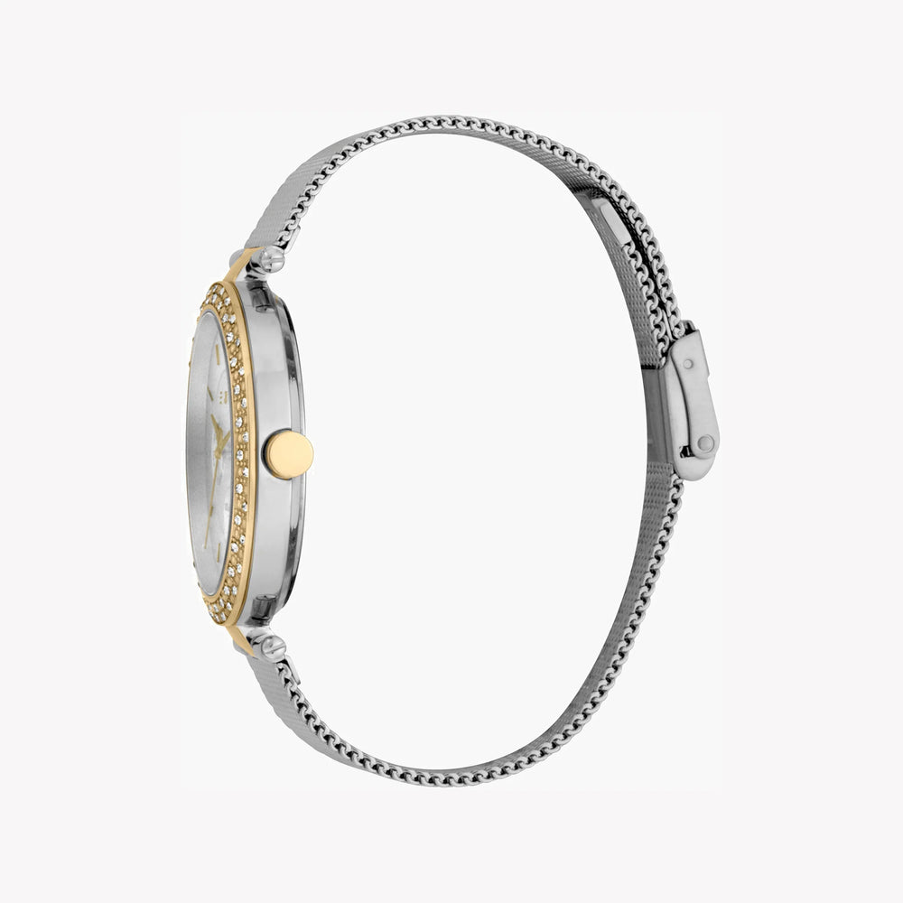Esprit Women's Watch With Silver Stainless Steel Case And Silver Stainless Steel Band by i-watch