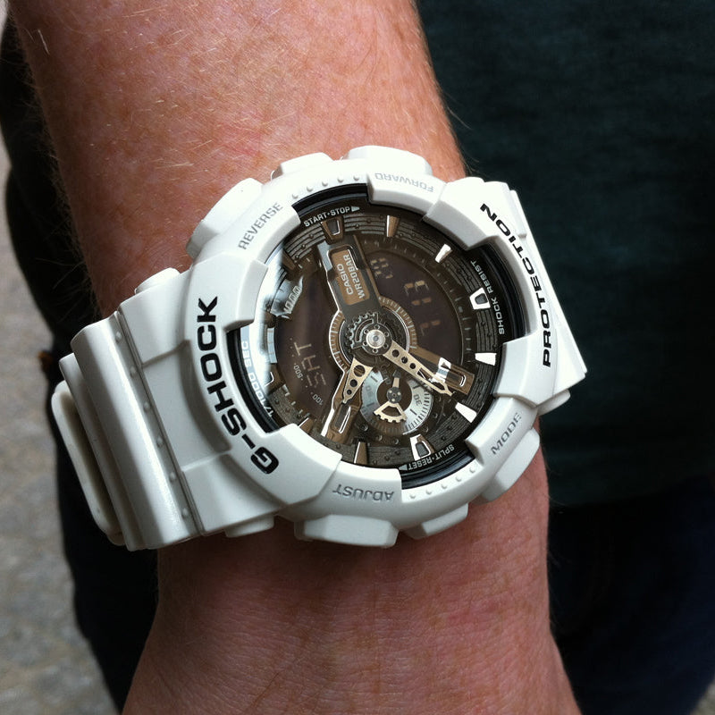 CASIO G-SHOCK GA-110GW-7ADR - WHITE WARRIOR MEN'S WATCH WITH MODERN STYLE & DURABILITY-i-Watch-4