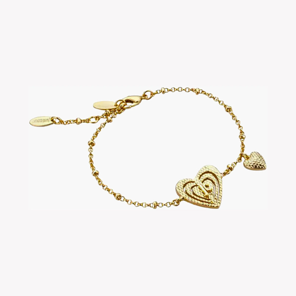 Just Cavalli Women's Gold Brass Bracelet, Unique Design | Jcfb00110200 by i-watch
