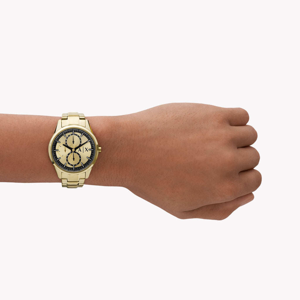 ARMANI EXCHANGE AX1866 - LUXURY GOLD MASTERY - MEN'S ANTIQUE-STYLE ANALOG WATCH-i-Watch-4