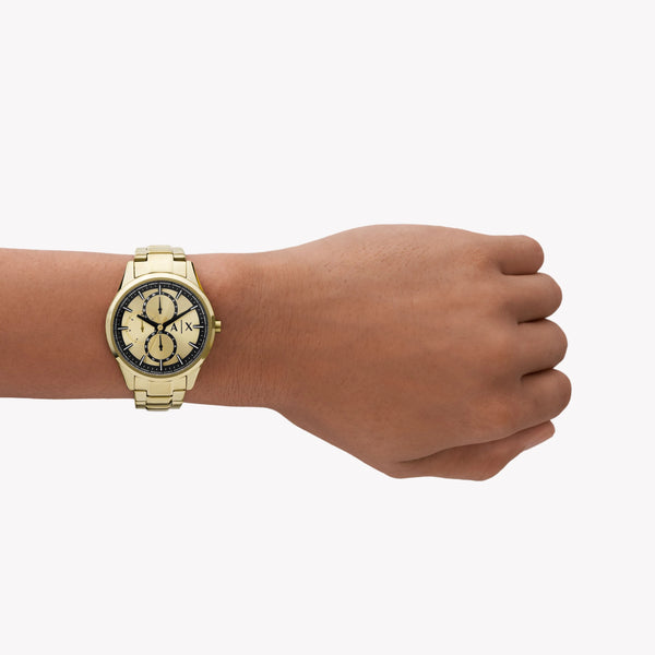 Armani Exchange Men's Gold Watch, Stainless Steel | Ax1866