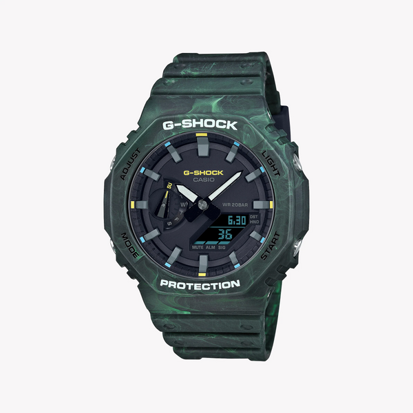 Casio G-Shock Ga-2100fr-3adr Oak Adventure - Men's Bold Green Resin Watch by i-watch