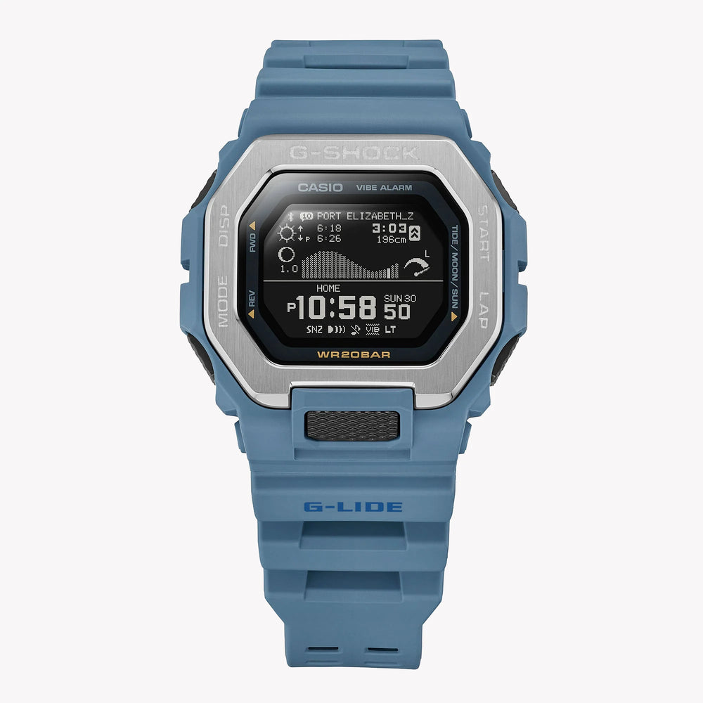 Casio Men's Blue Resin Watch, Digital | Gbx-100-2aer by i-watch