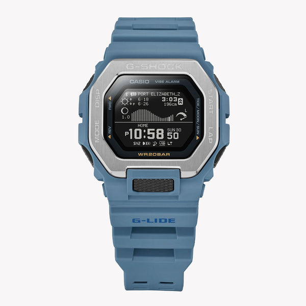 Casio Men's Blue Resin Watch, Digital | Gbx-100-2aer by i-watch
