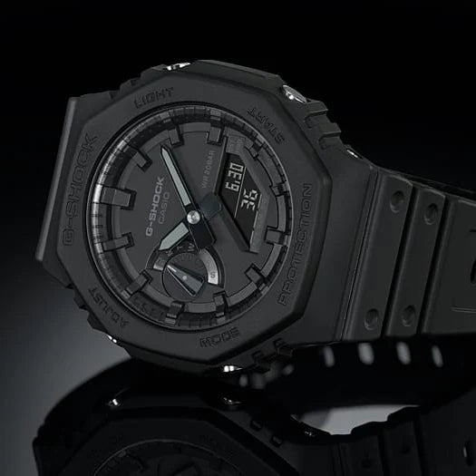 CASIO G-SHOCK GA-2100-1A1ER OAK DYNAMIC - MEN'S ADVENTURE TIMEPIECE IN BOLD BLACK-i-Watch-3