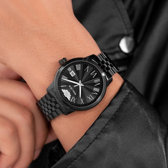 POLICE PEWJH0021304 BOLD ELEGANCE - MEN'S BLACK STAINLESS STEEL TIMEPIECE-i-Watch-5