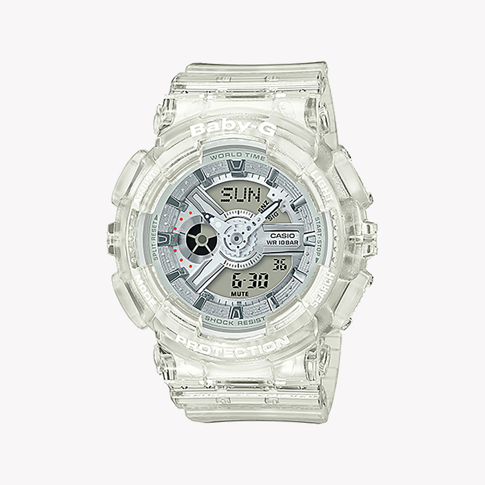 Baby-G Women's White Resin Watch, Sporty Style | Ba-110cr-7adr by i-watch