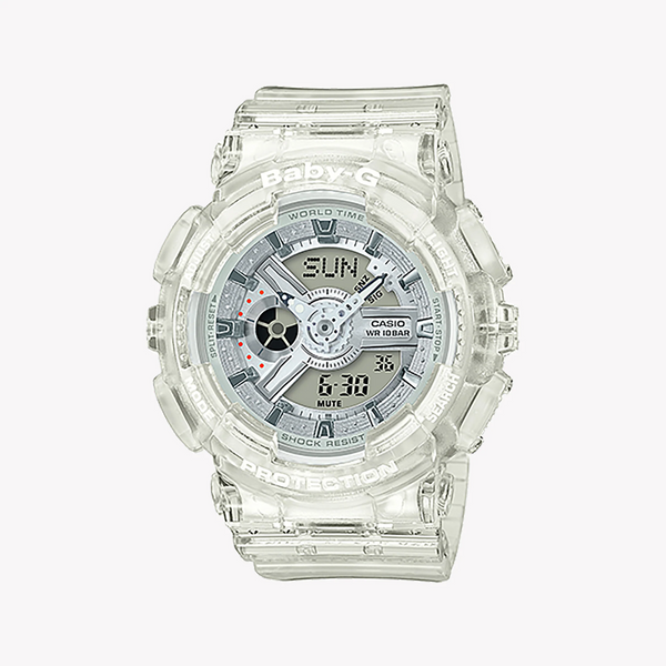 Baby-G Women's White Resin Watch, Sporty Style | Ba-110cr-7adr by i-watch
