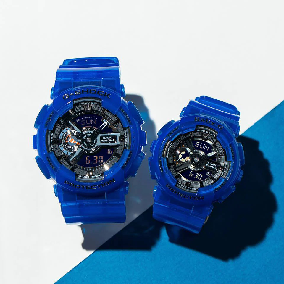 Ba-110cr-2adr Baby-G Adventurist - Vibrant Blue Stylish Women's Watch With Rugged Functionality by i-watch
