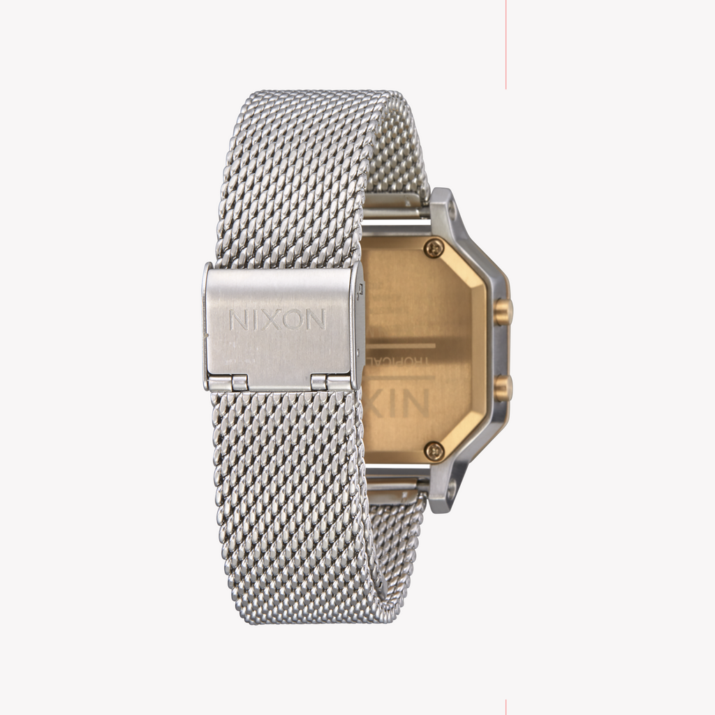 NIXON A1272-1431 BOLD CHARM - LUXE SILVER & GOLD DIGITAL WOMEN'S WATCH-i-Watch-3