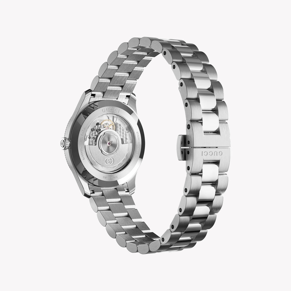 Gucci Men's Stainless Steel Watch, Black Dial | Ya126388 by i-watch