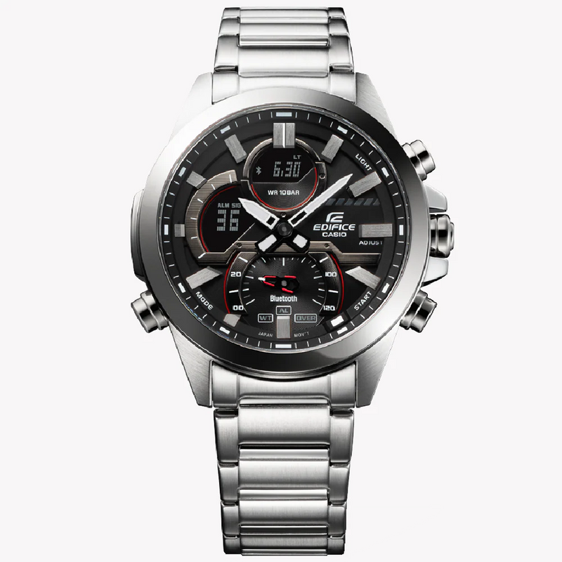 EDIFICE ECB-30D-1AEF - DYNAMIC TIMEPIECE FOR MEN - STAINLESS STEEL & SPORTY DESIGN-i-Watch-3