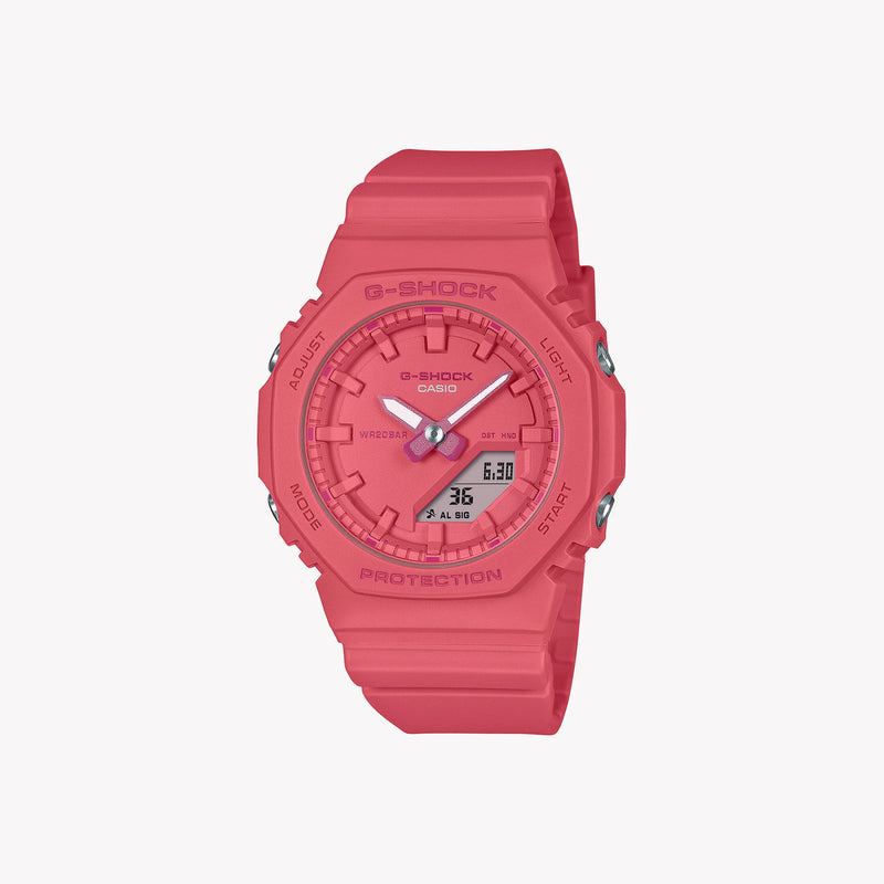 Casio G-Shock Men's Pink Resin Watch, Pink Dial | Gma-P2100-4aer by i-watch