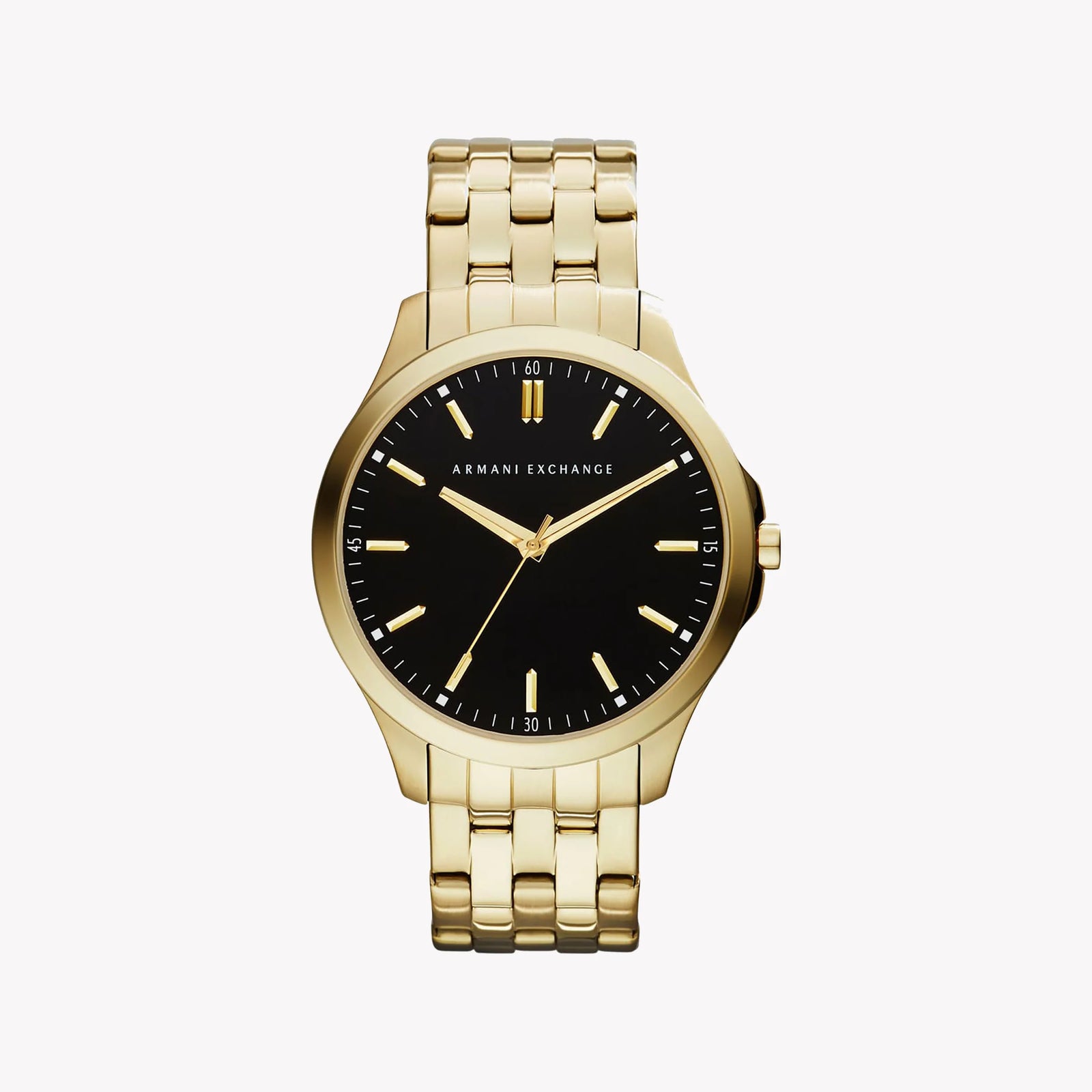 ARMANI EXCHANGE AX2145 BOLD MASTERPIECE - MEN'S GOLD STAINLESS STEEL WATCH WITH BLACK DIAL