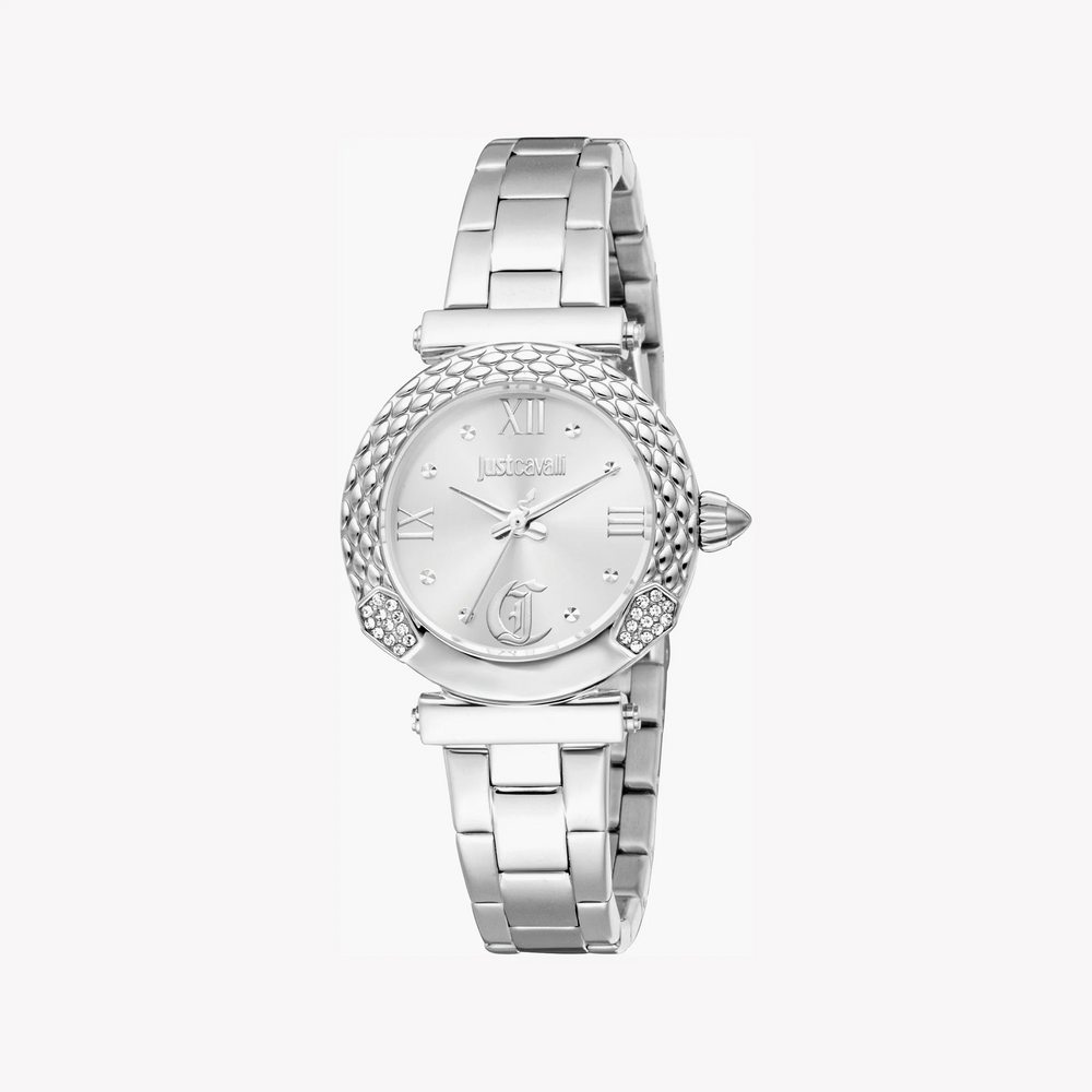 Just Cavalli Women's Silver Watch, Stainless Steel | Jc1l332m0045 by i-watch