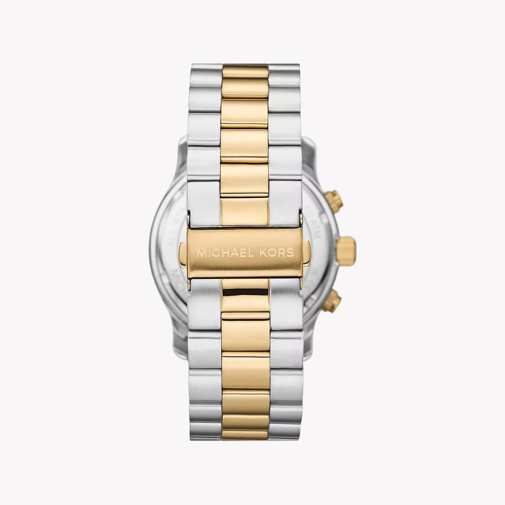 Michael Kors Men's Silver-Gold Watch, Gold Dial | Mk9075 by i-watch