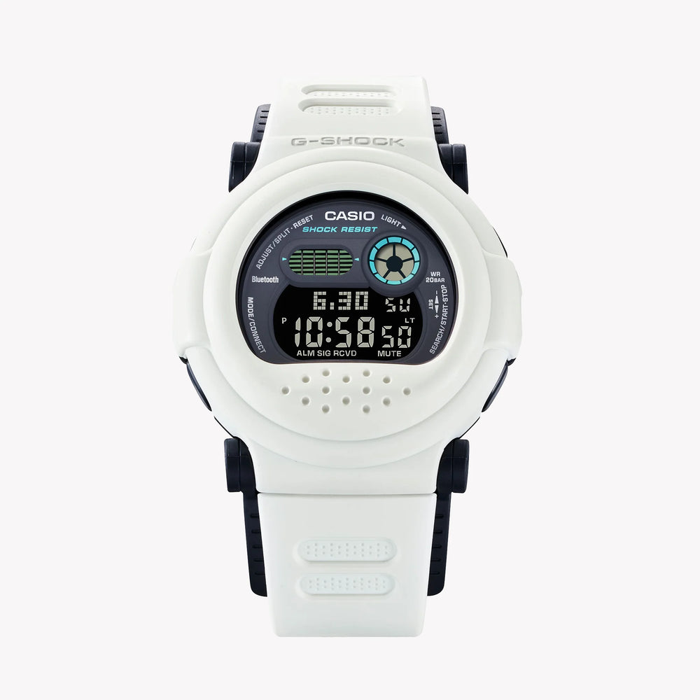 Casio G-Shock G-B001sf-7dr - Sporty Confidence Unleashed Men's Watch With Rugged White Design & Bluetooth Connectivity by i-watch