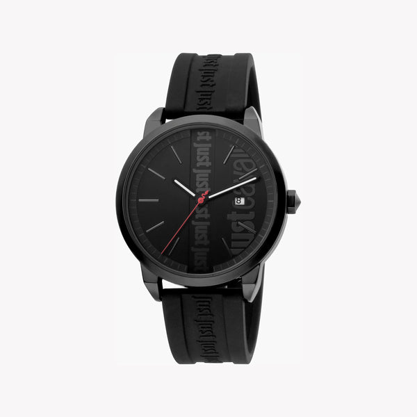 Just Cavalli Men's Black Watch, Silicone Band | Jc1g141p0045