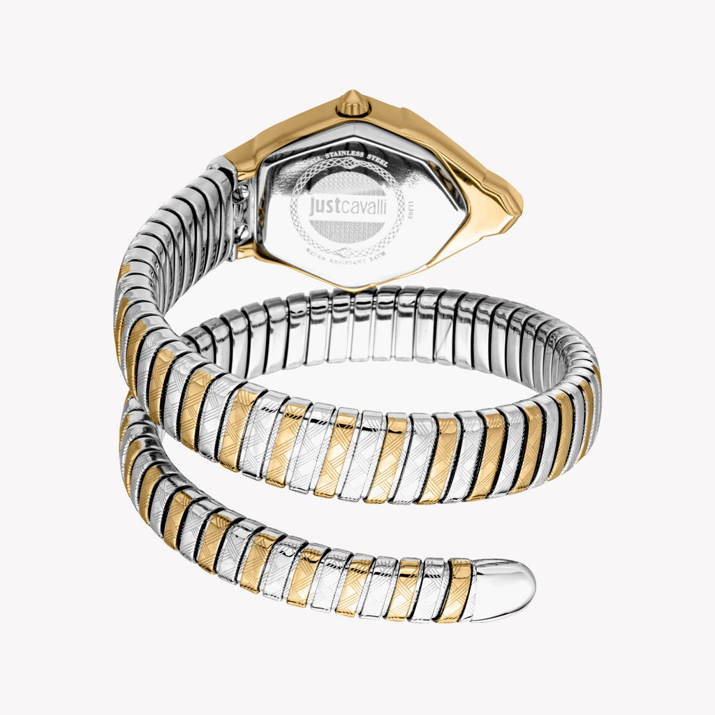 JUST CAVALLI JC1L303M0055 - ELEGANTLY BOLD WOMEN'S TIMEPIECE WITH GOLD & SILVER BRACELET-i-Watch-3