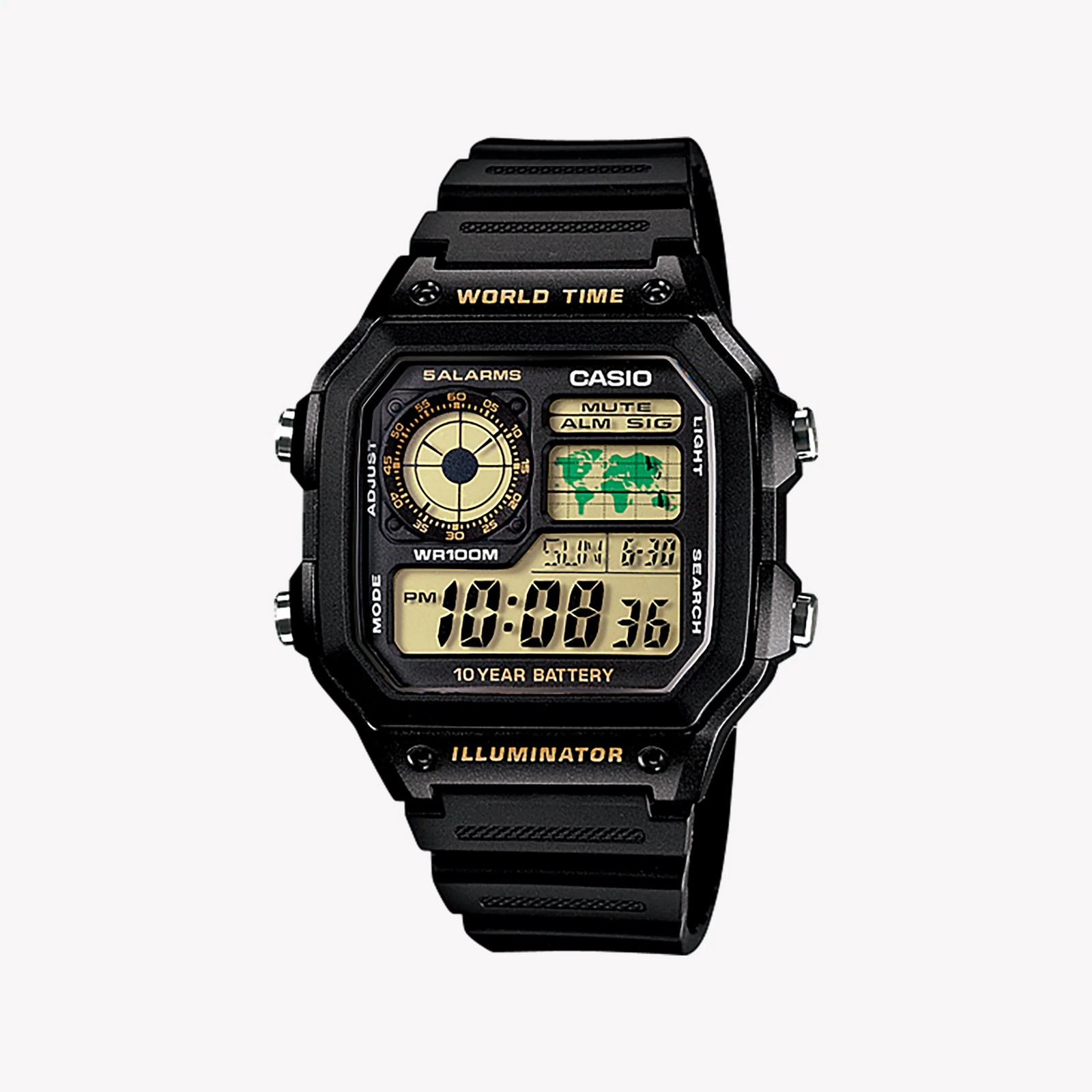 Casio Ae-1200wh-1bvdf Dynamic Sport - Rugged Digital Timepiece For Every Adventure by i-watch