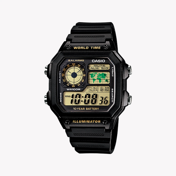 Casio Ae-1200wh-1bvdf Dynamic Sport - Rugged Digital Timepiece For Every Adventure by i-watch