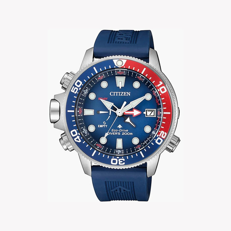 CITIZEN BN2038-01L BLUE DIVE MASTER - POWER & PRECISION MEN'S WATCH