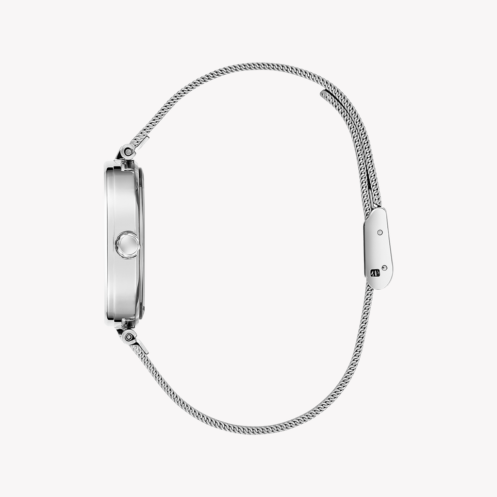 GUESS GW0768L1 SILVER CHARM - ELEGANT WOMEN'S TIMEPIECE WITH BLUE DIAL AND MESH BAND-i-Watch-2