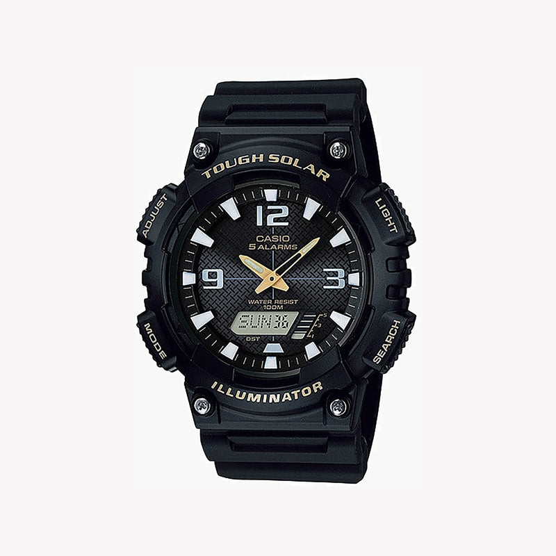 Casio Men's Black Resin Watch, Solar Powered | Aq-S810w-1bvdf by i-watch