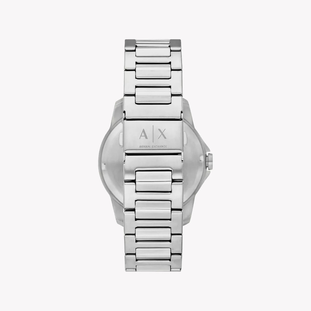 ARMANI EXCHANGE AX1733 - MODERN ELEGANCE UNISEX WATCH WITH SILVER STAINLESS STEEL BAND & BLACK DIAL-i-Watch-3